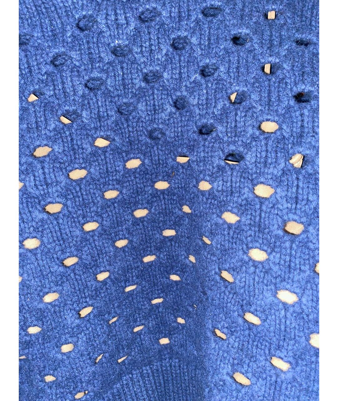 RED VALENTINO Синий полиэстеровый джемпер / свитер, фото 4