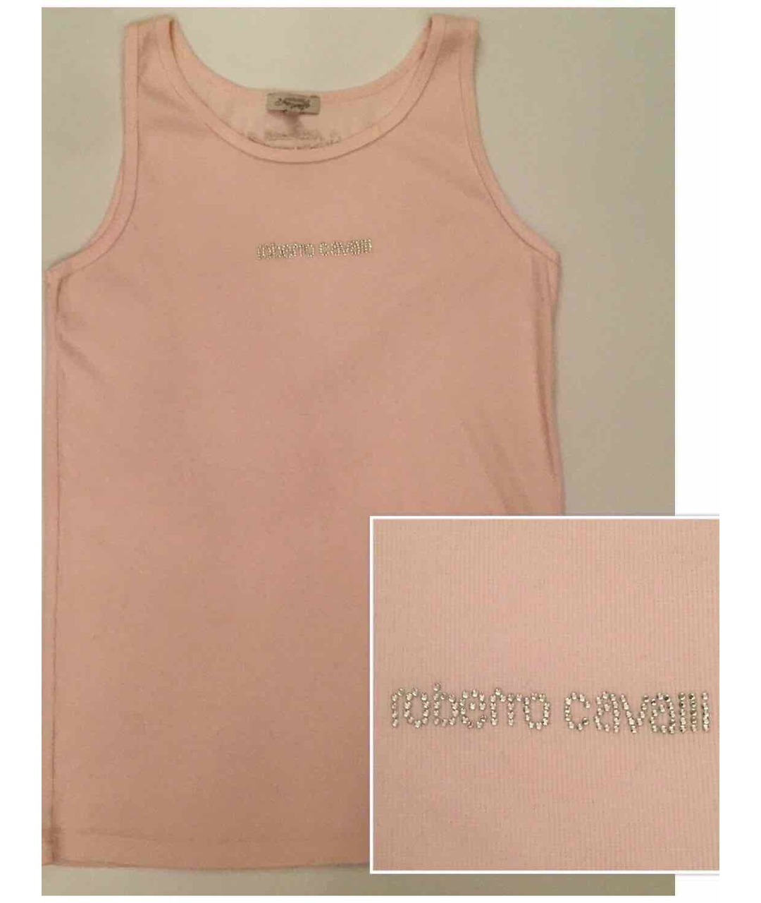 ROBERTO CAVALLI Розовый хлопковый детская футболка / топ, фото 2