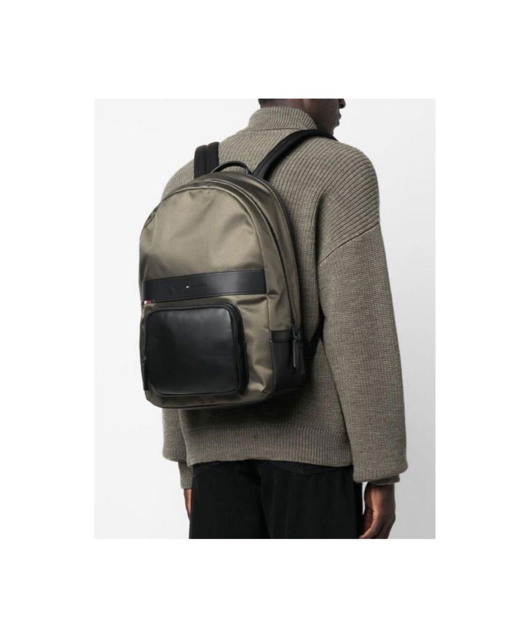 TOMMY HILFIGER Хаки рюкзак, фото 2