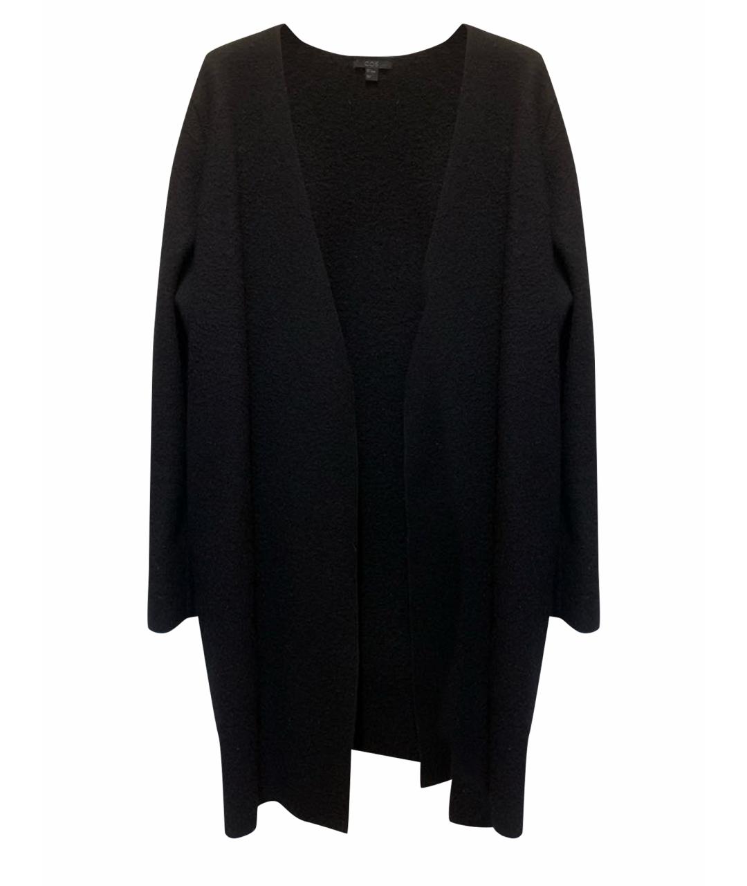 COS Черное шерстяное пальто, фото 1