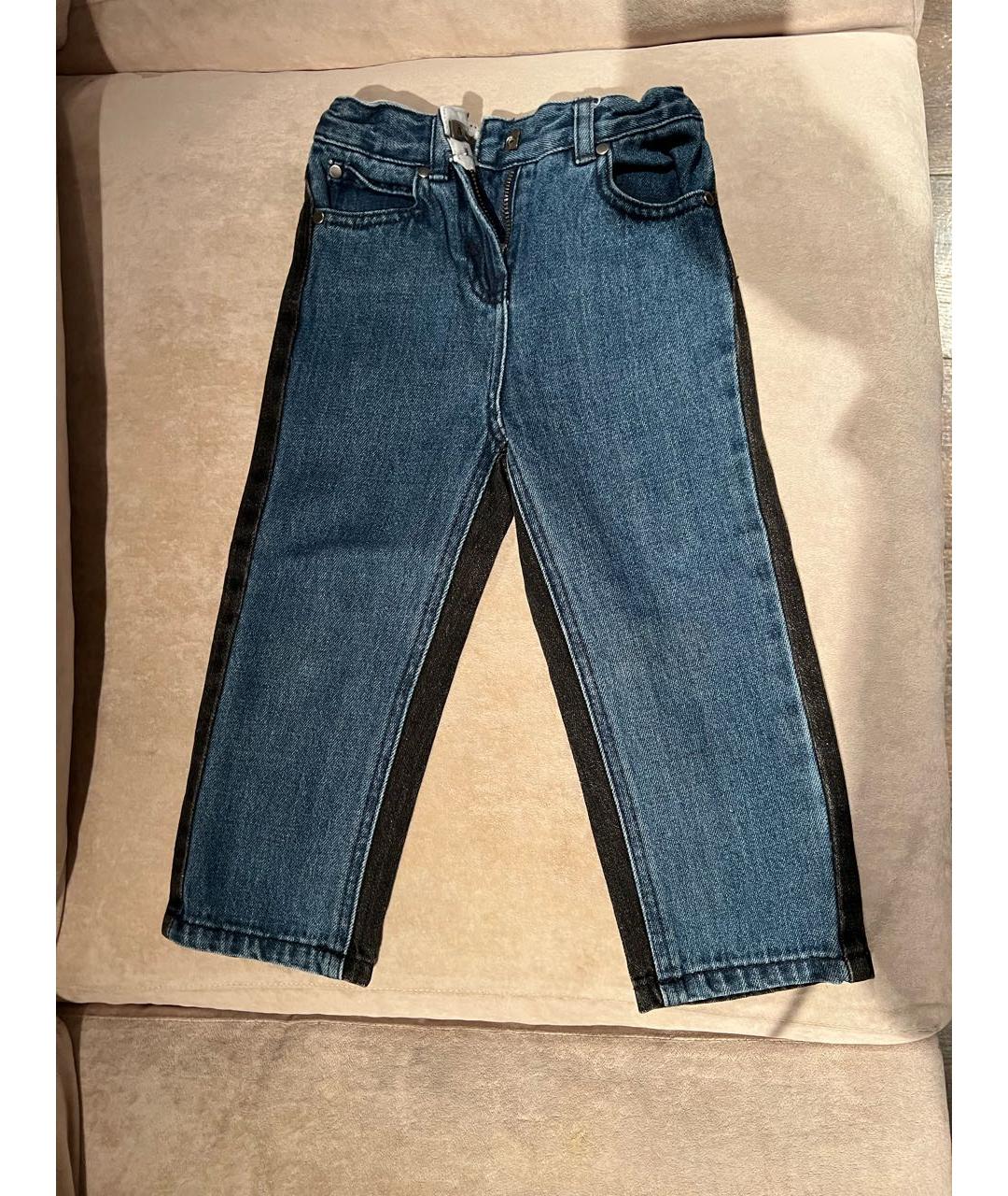 STELLA MCCARTNEY KIDS Темно-синие деним детские джинсы, фото 5