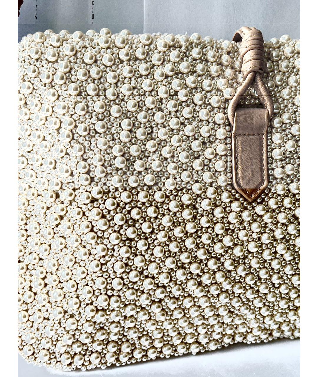 VALENTINO Белая сумка с короткими ручками, фото 6