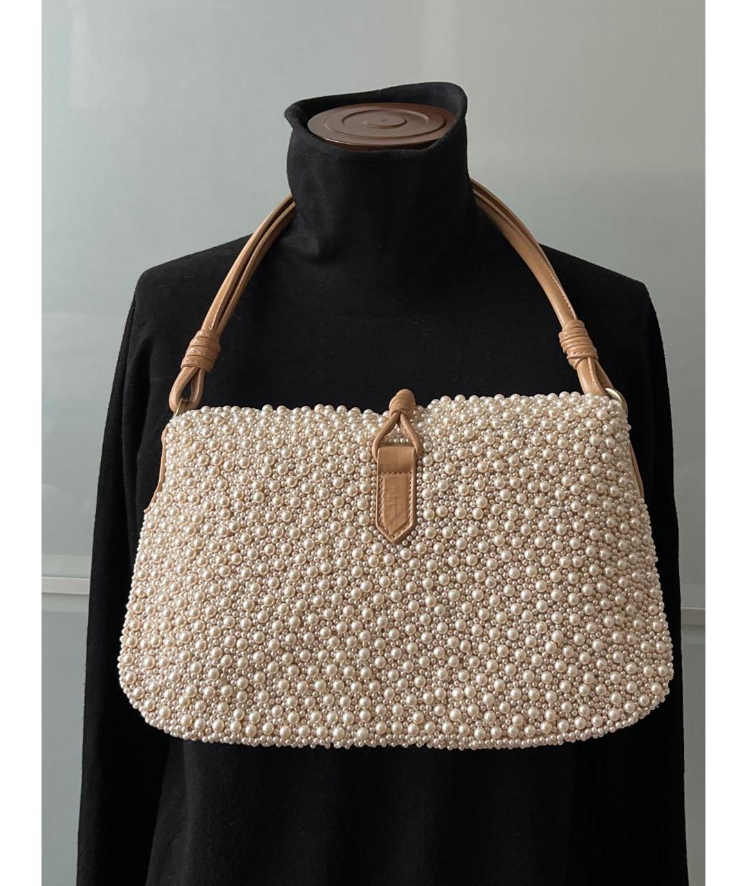 VALENTINO Белая сумка с короткими ручками, фото 7