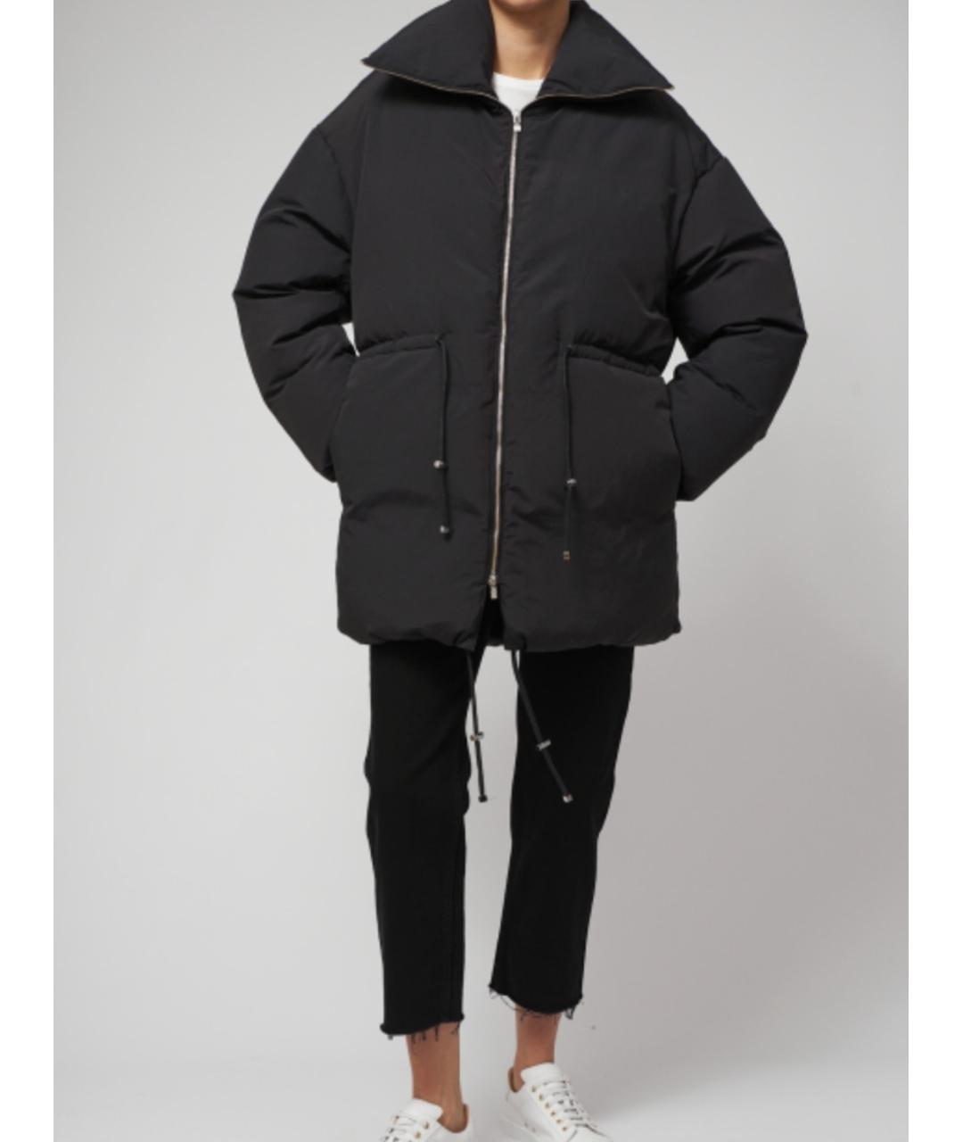 TOTEME Черный полиэстеровый пуховик, фото 3