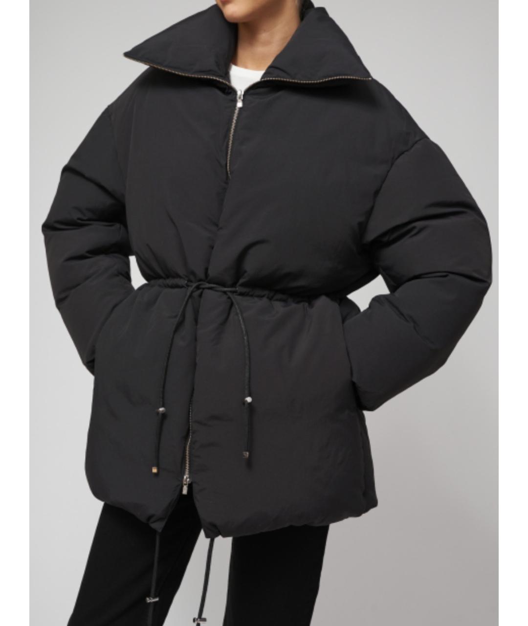 TOTEME Черный полиэстеровый пуховик, фото 5