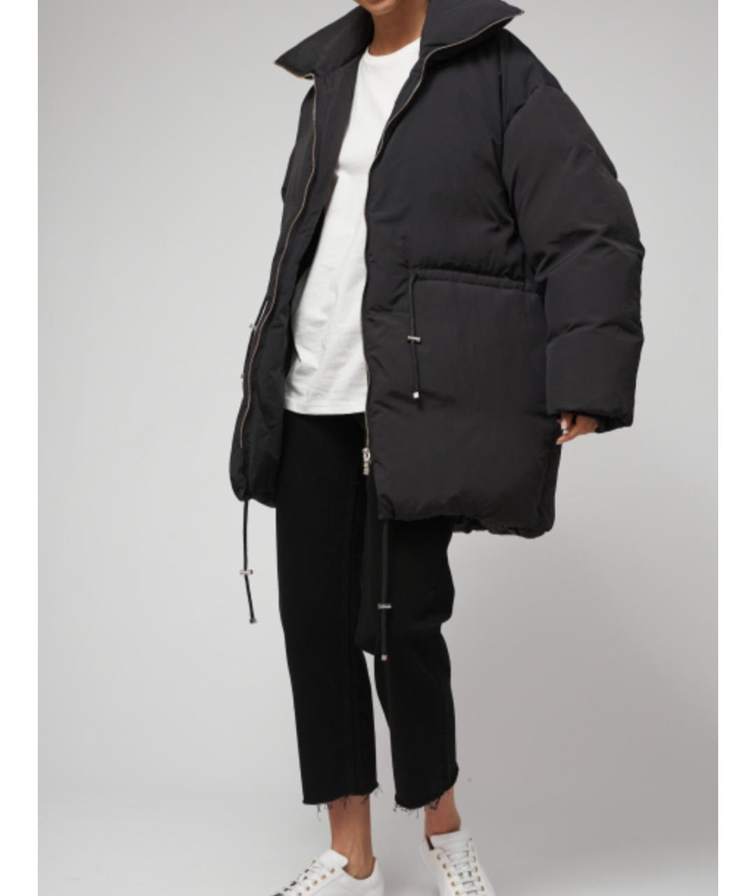 TOTEME Черный полиэстеровый пуховик, фото 8