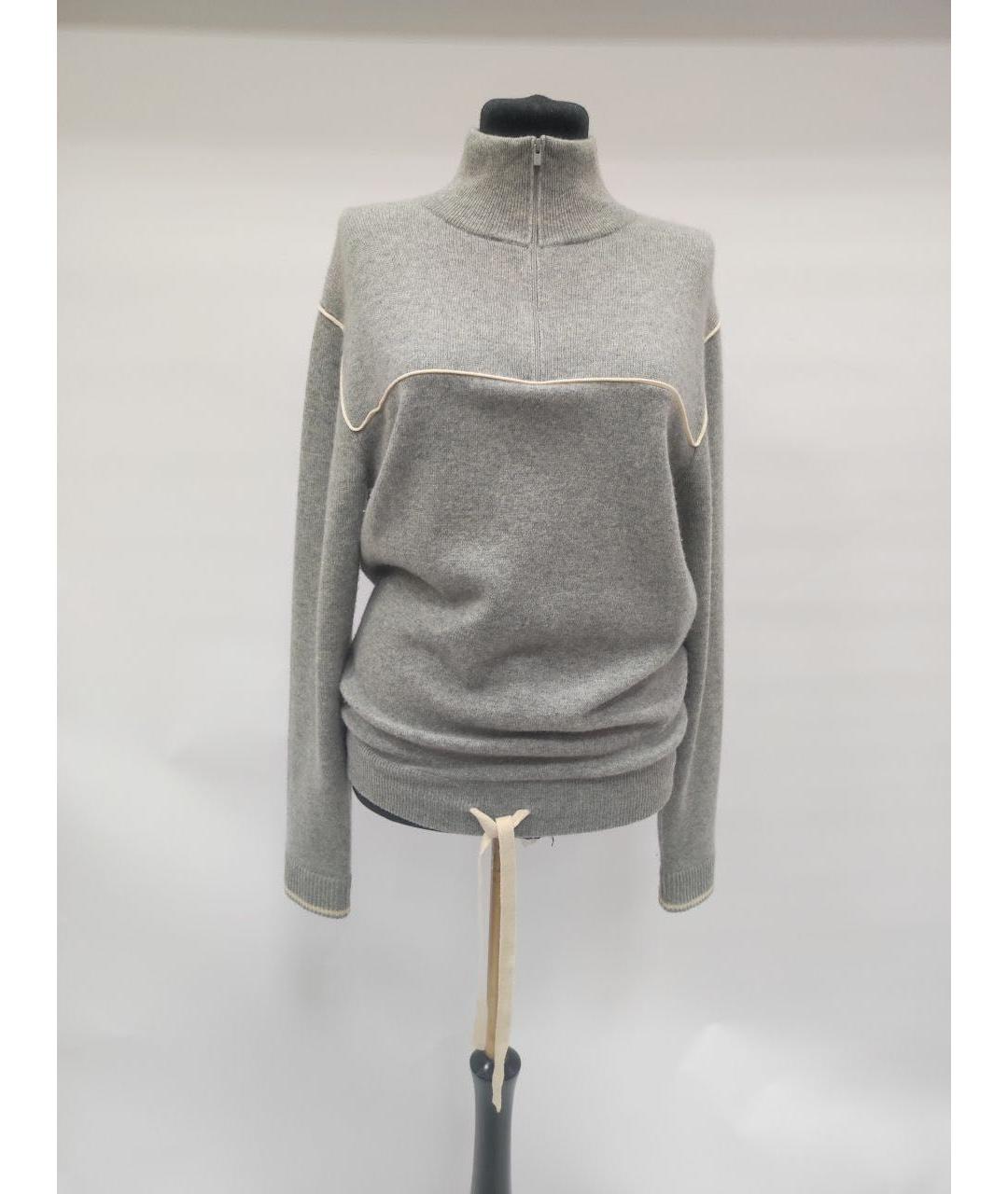 CHLOE Серый кашемировый джемпер / свитер, фото 5