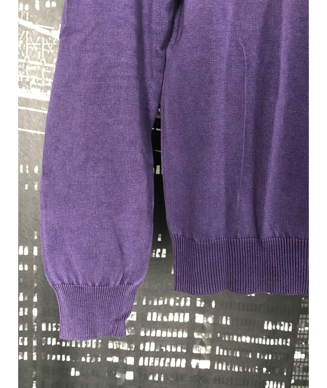 GRAN SASSO Фиолетовый хлопковый джемпер / свитер, фото 4