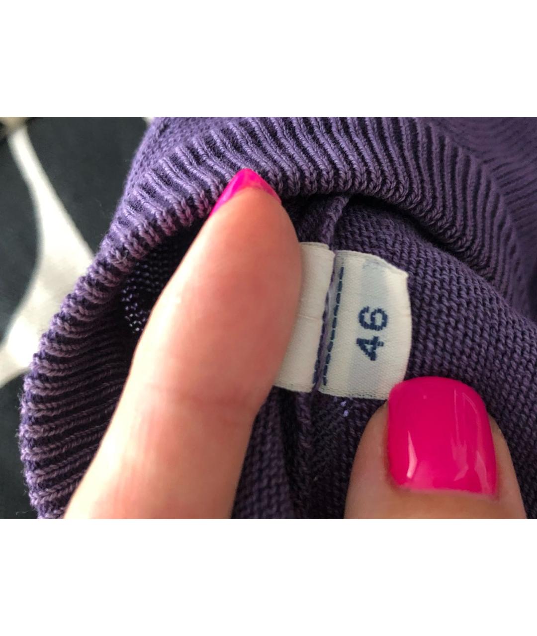GRAN SASSO Фиолетовый хлопковый джемпер / свитер, фото 7