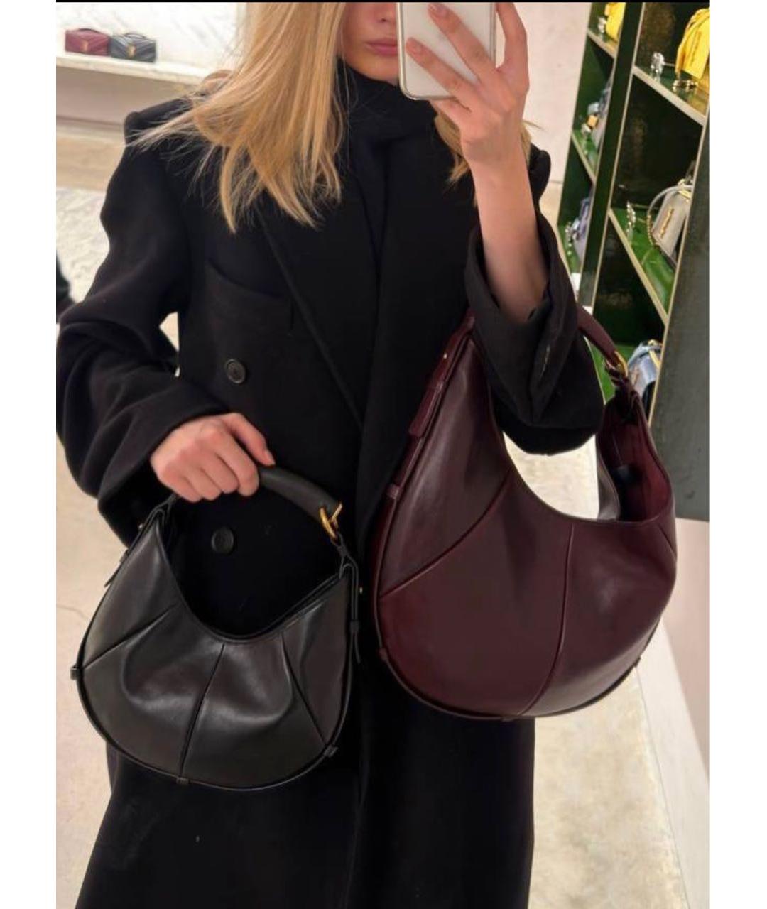 SAINT LAURENT Кожаная сумка с короткими ручками, фото 7