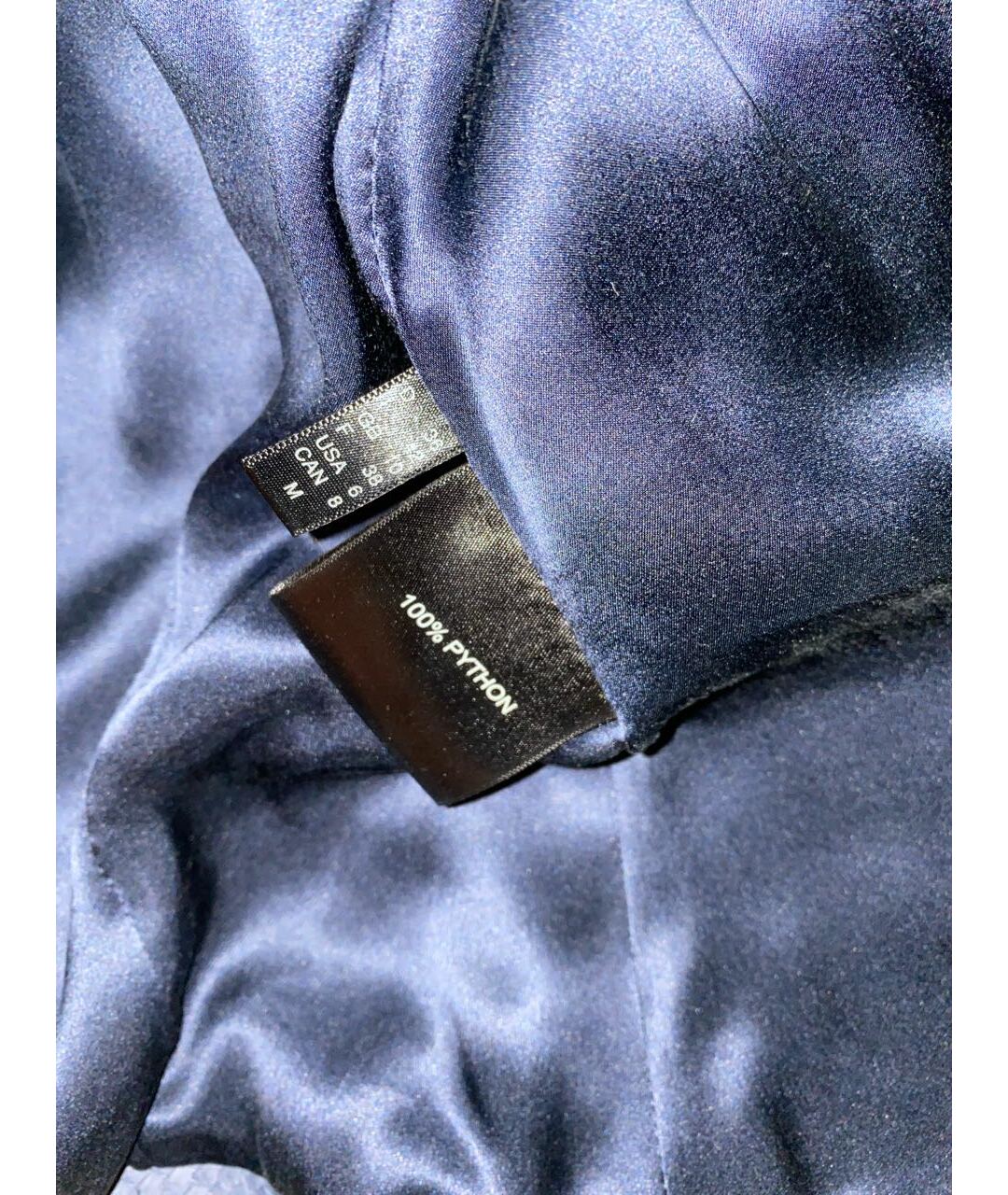 AKRIS PUNTO Синяя куртка из экзотической кожи, фото 5