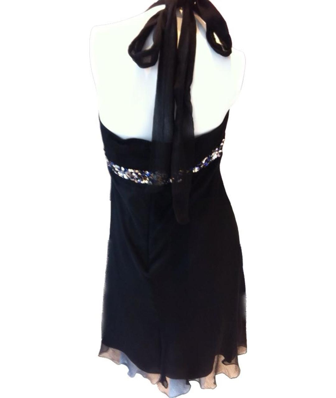 JOHN GALLIANO Черное вискозное коктейльное платье, фото 2