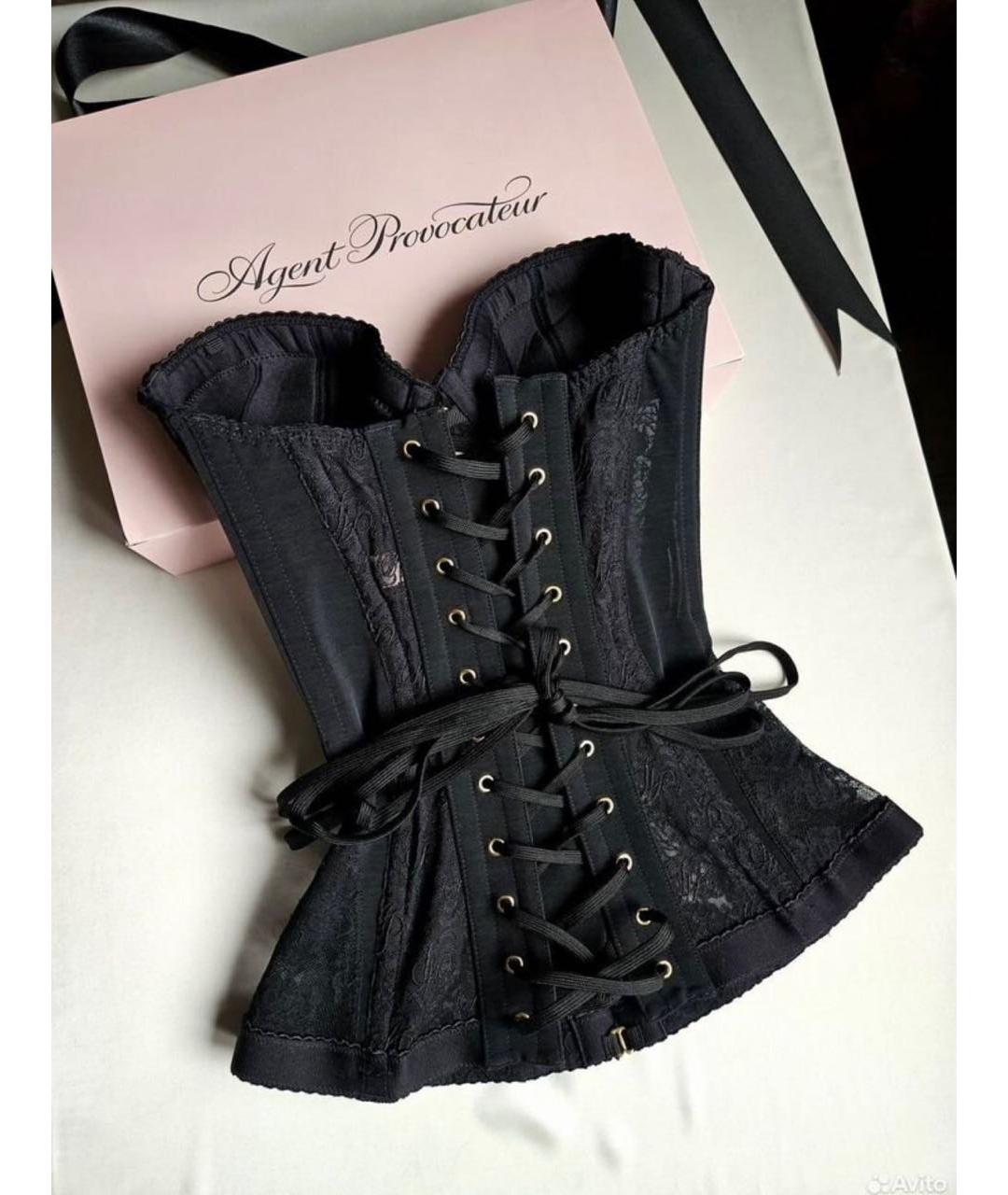 AGENT PROVOCATEUR Черный корсеты, фото 7