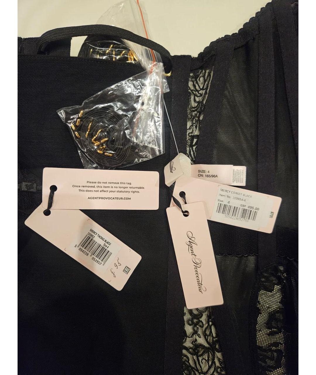 AGENT PROVOCATEUR Черный корсеты, фото 5