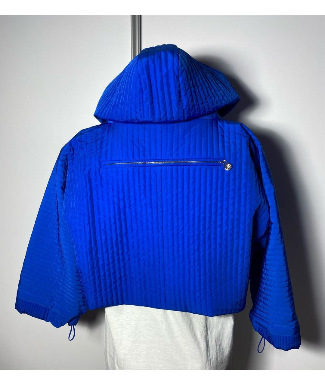 CHANEL Синяя полиамидовая куртка, фото 6