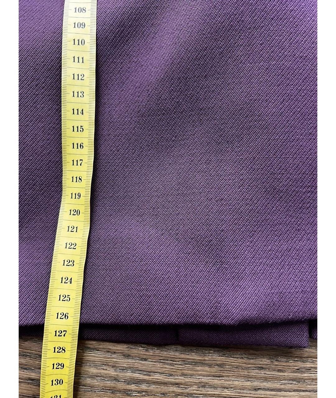 VALENTINO Фиолетовое шерстяное пальто, фото 8