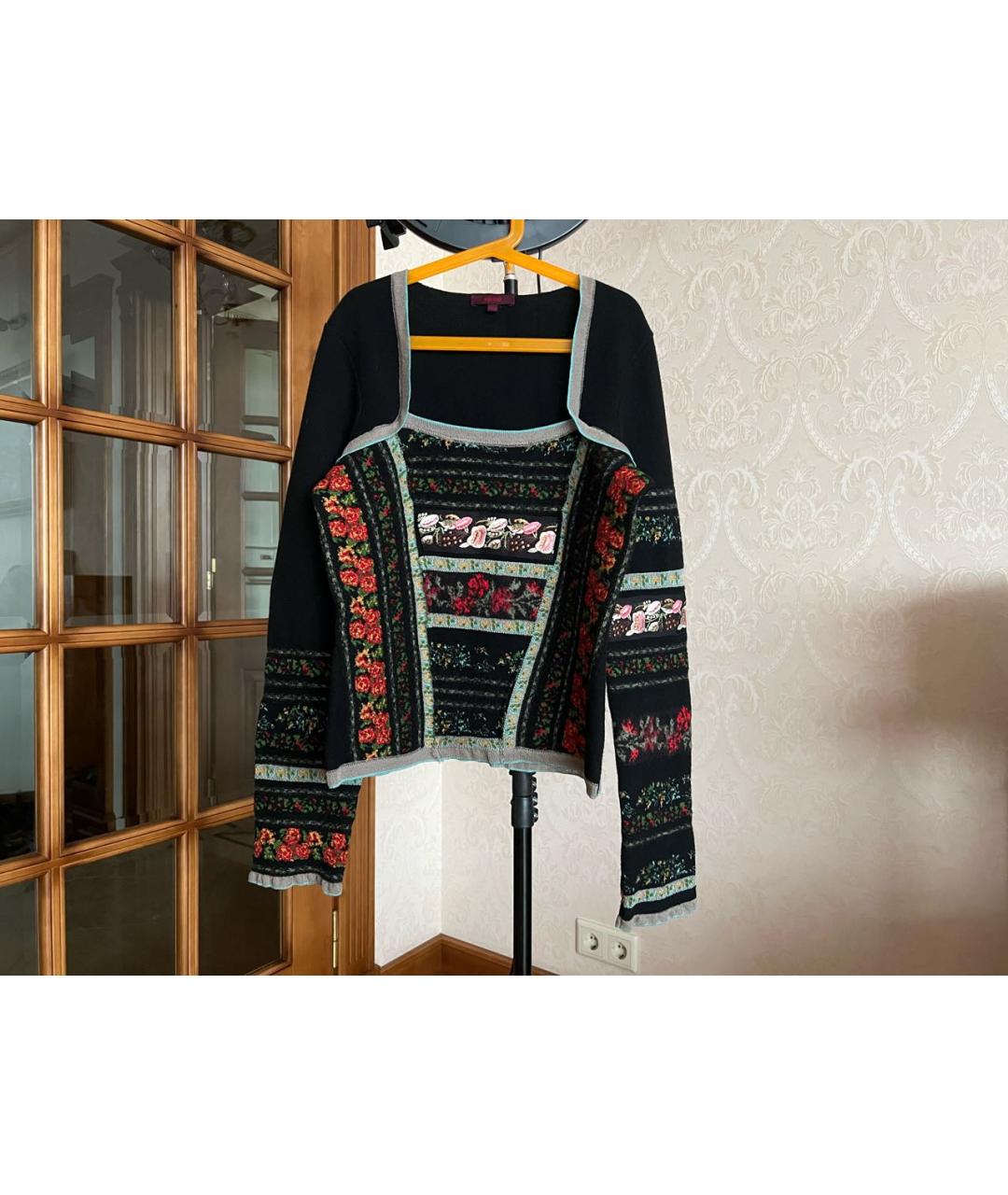 KENZO Черный шерстяной джемпер / свитер, фото 6