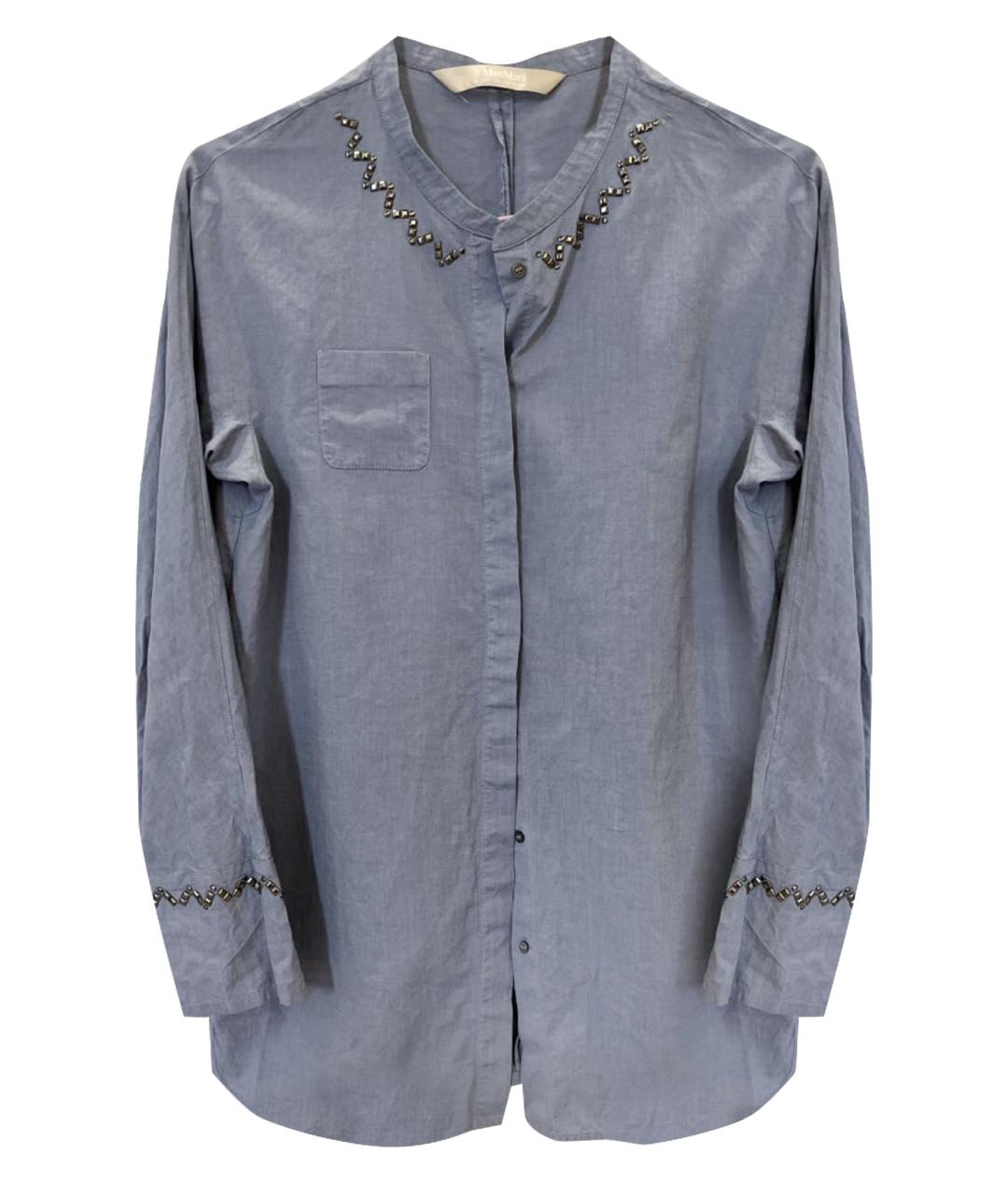 'S MAX MARA Голубая рубашка, фото 1