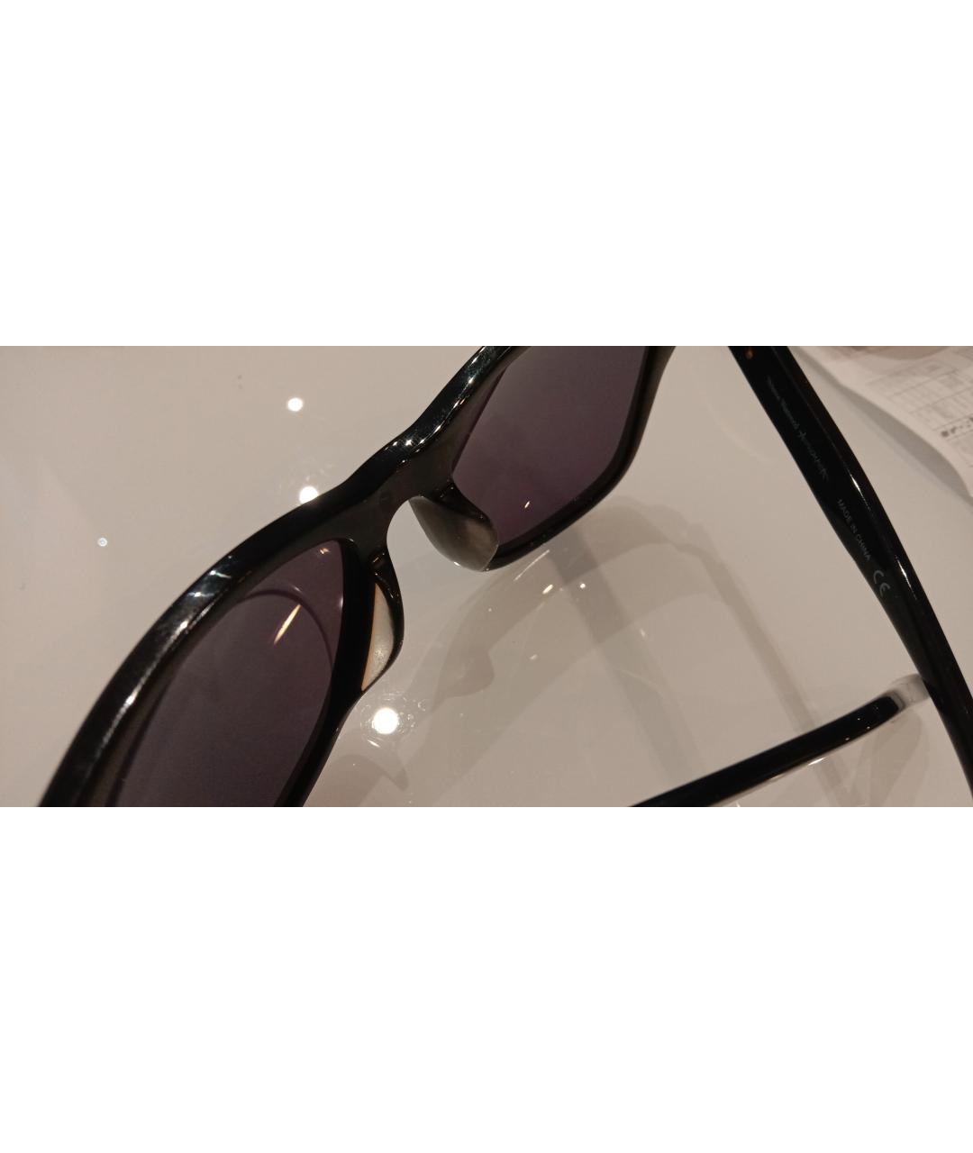 VIVIENNE WESTWOOD ANGLOMANIA Черные пластиковые солнцезащитные очки, фото 3