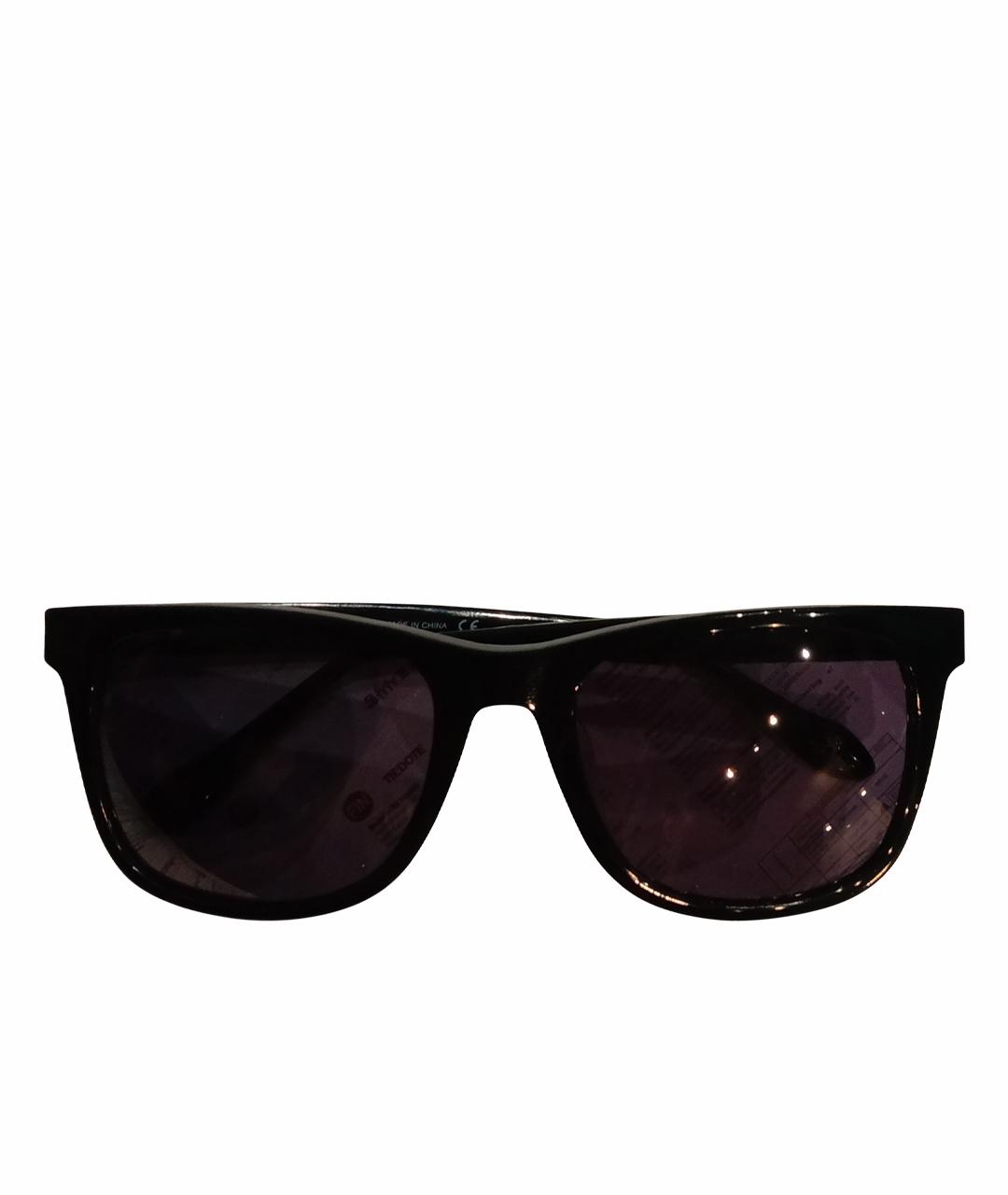 VIVIENNE WESTWOOD ANGLOMANIA Черные пластиковые солнцезащитные очки, фото 1