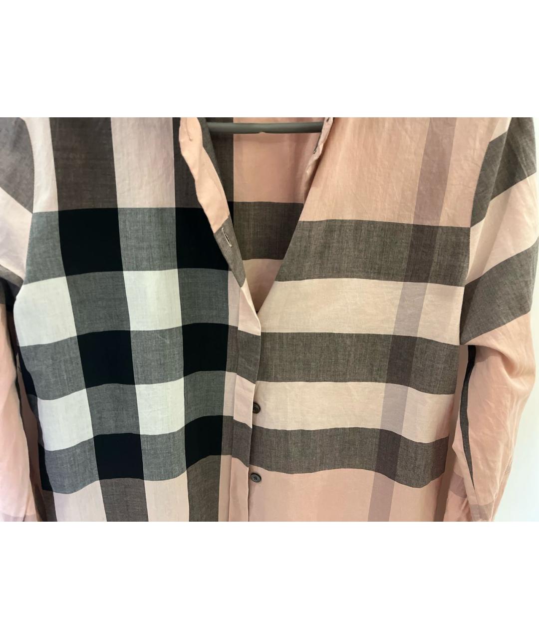 BURBERRY Розовая рубашка, фото 4