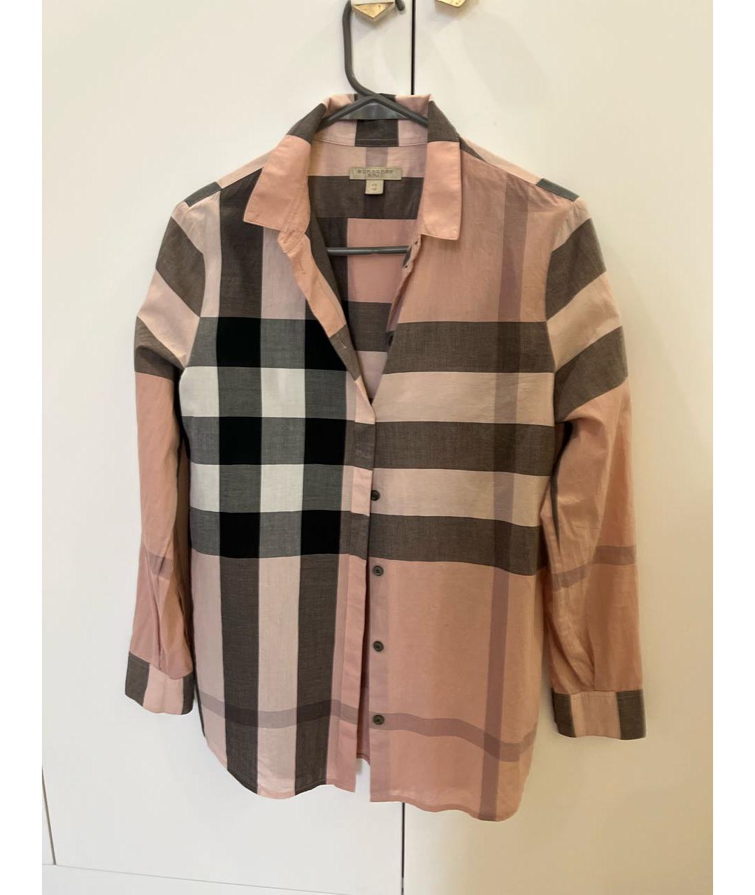 BURBERRY Розовая рубашка, фото 7