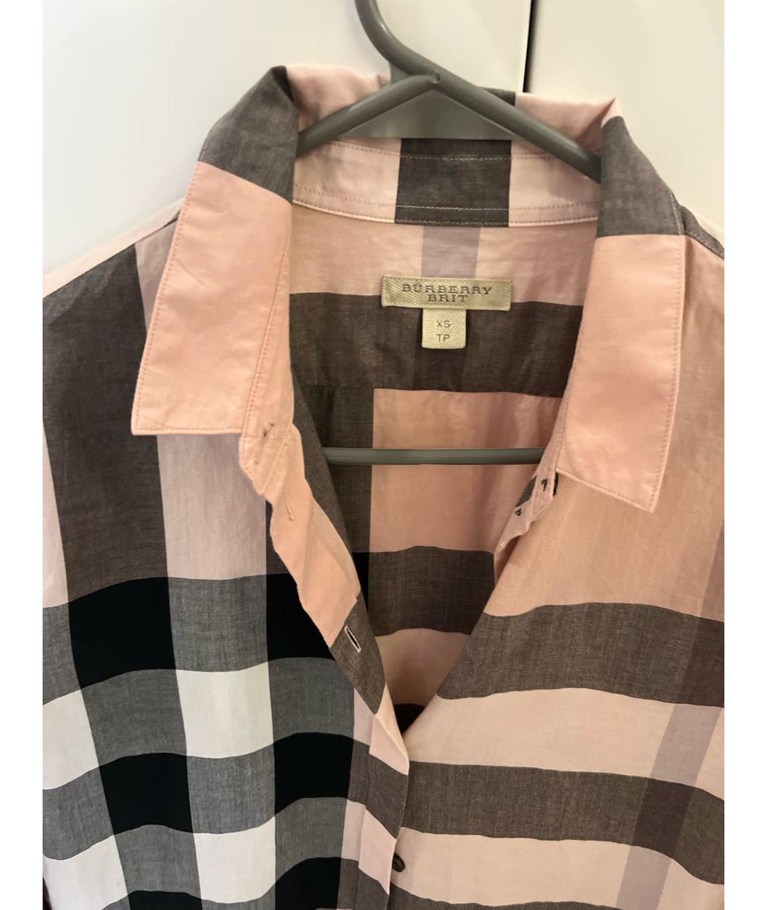 BURBERRY Розовая рубашка, фото 3
