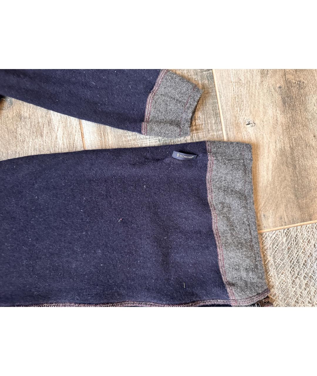 MONCLER Темно-синий джемпер / свитер, фото 4