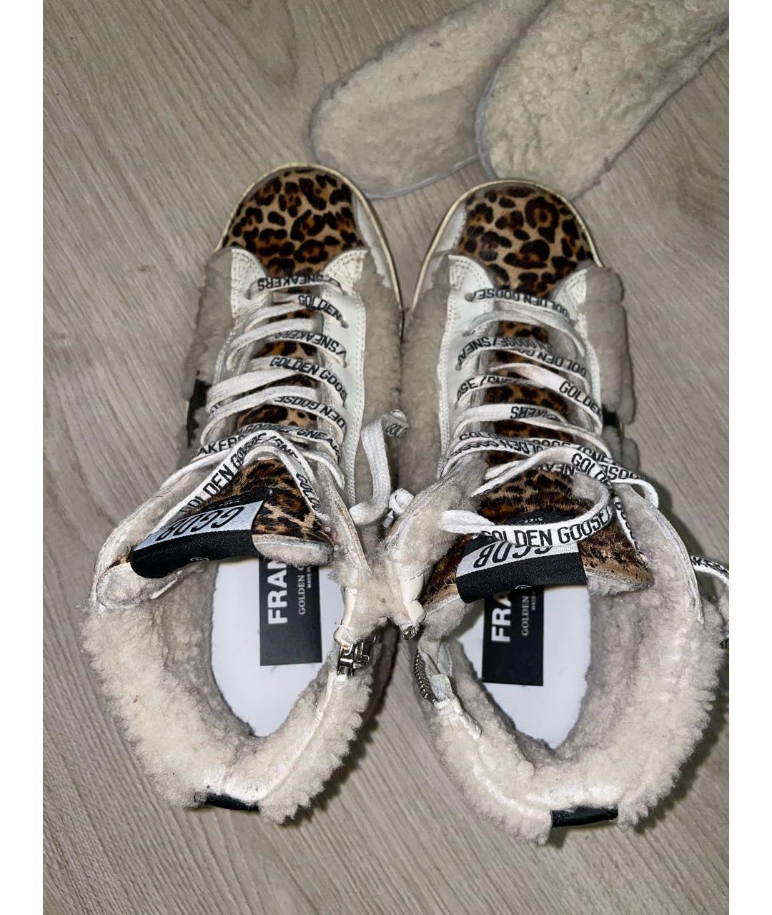 GOLDEN GOOSE DELUXE BRAND Бежевые кеды, фото 3