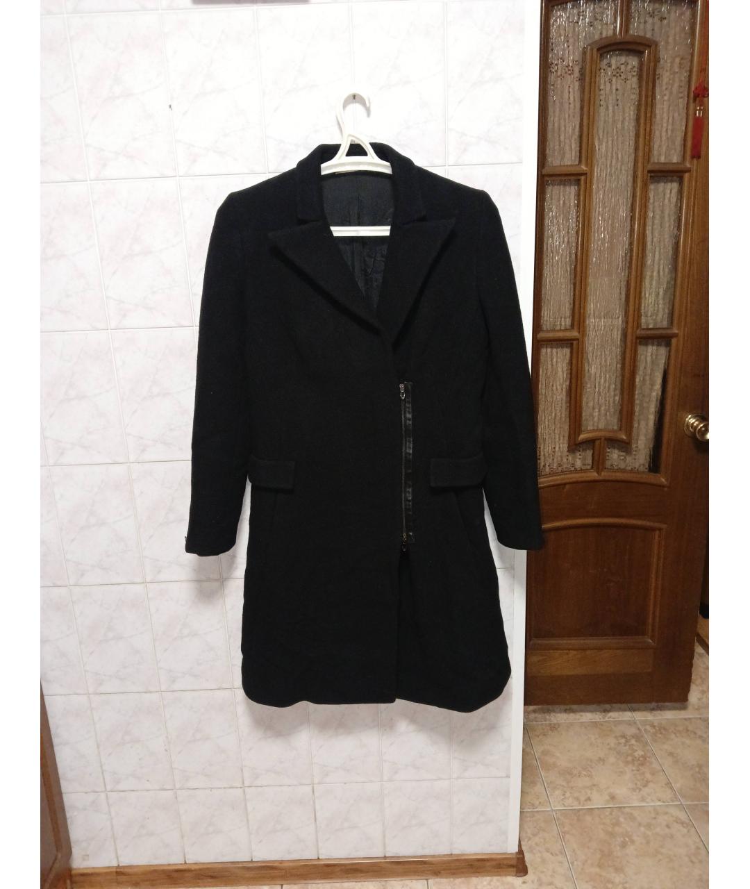 GIANFRANCO FERRE Черное шерстяное пальто, фото 9