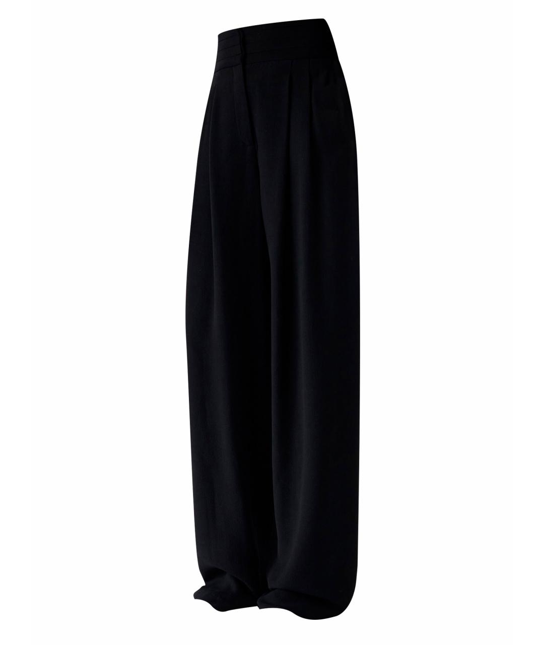 IRO Черные вискозные брюки широкие, фото 1