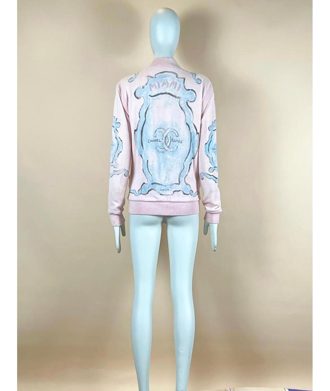 CHANEL PRE-OWNED Розовый кашемировый жакет/пиджак, фото 6