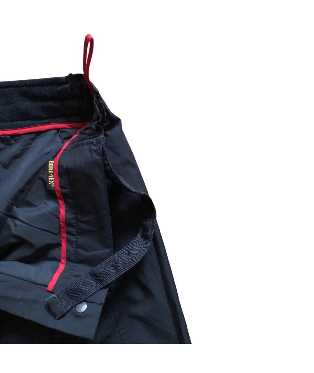 PRADA VINTAGE Черные полиэстеровые спортивные брюки и шорты, фото 3