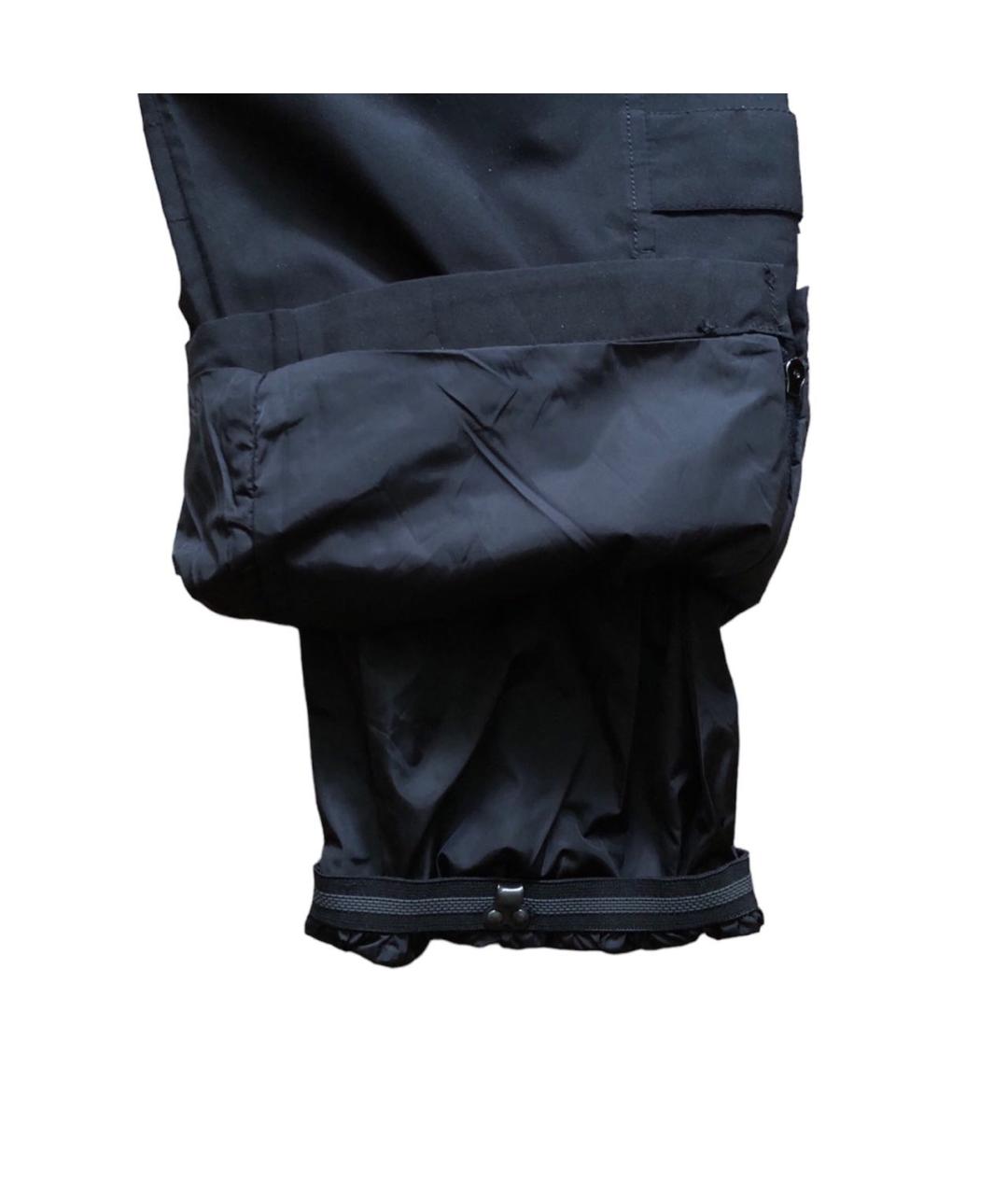 PRADA VINTAGE Черные полиэстеровые спортивные брюки и шорты, фото 6