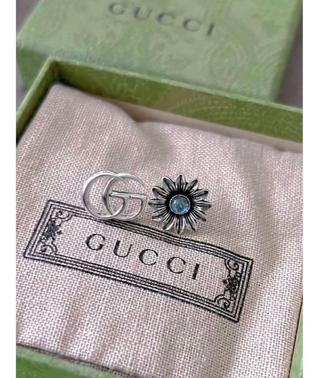 GUCCI Серебряные серебряные серьги, фото 7
