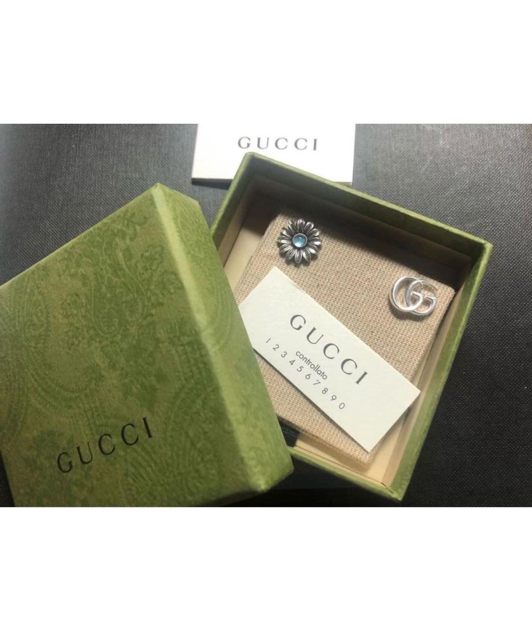 GUCCI Серебряные серебряные серьги, фото 8