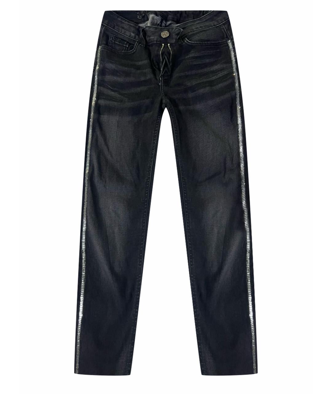 LIU JO Антрацитовые джинсы слим, фото 1