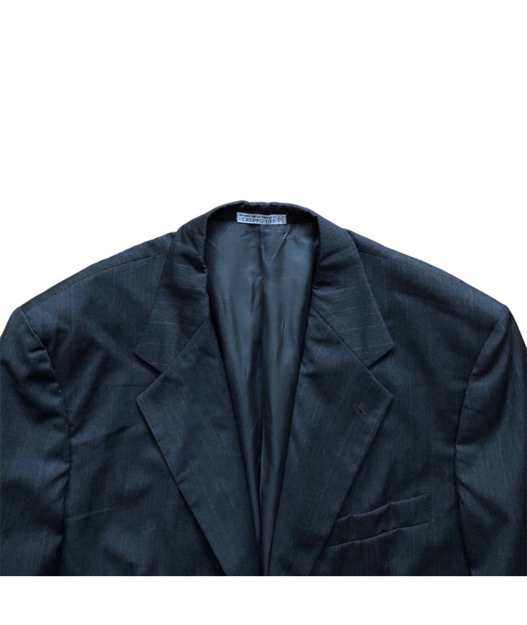 EMANUEL UNGARO Серый шерстяной пиджак, фото 2
