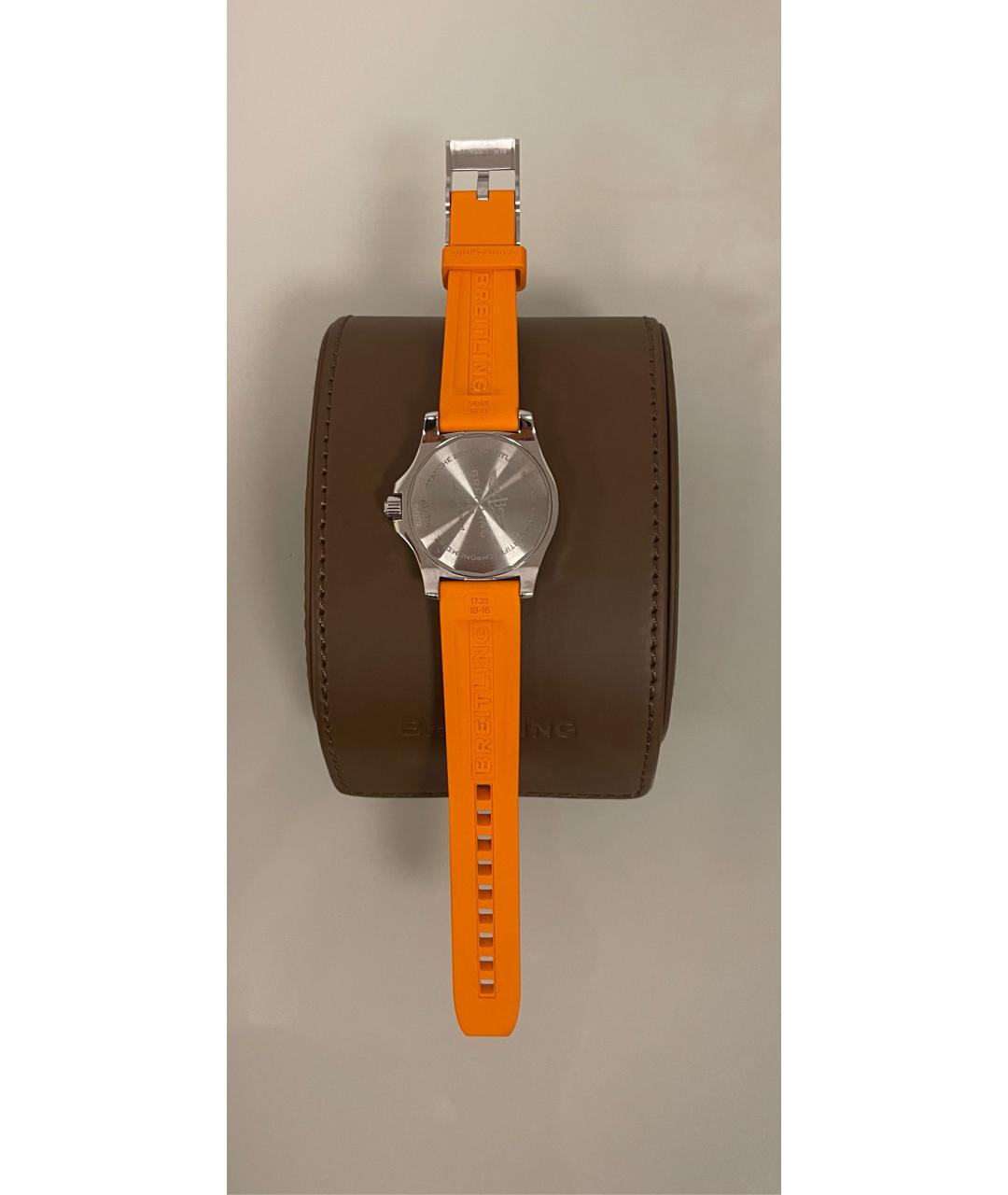 BREITLING Оранжевое стальные часы, фото 7