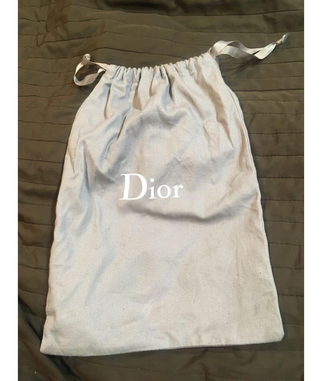 CHRISTIAN DIOR PRE-OWNED Фиолетовые кожаные босоножки, фото 5