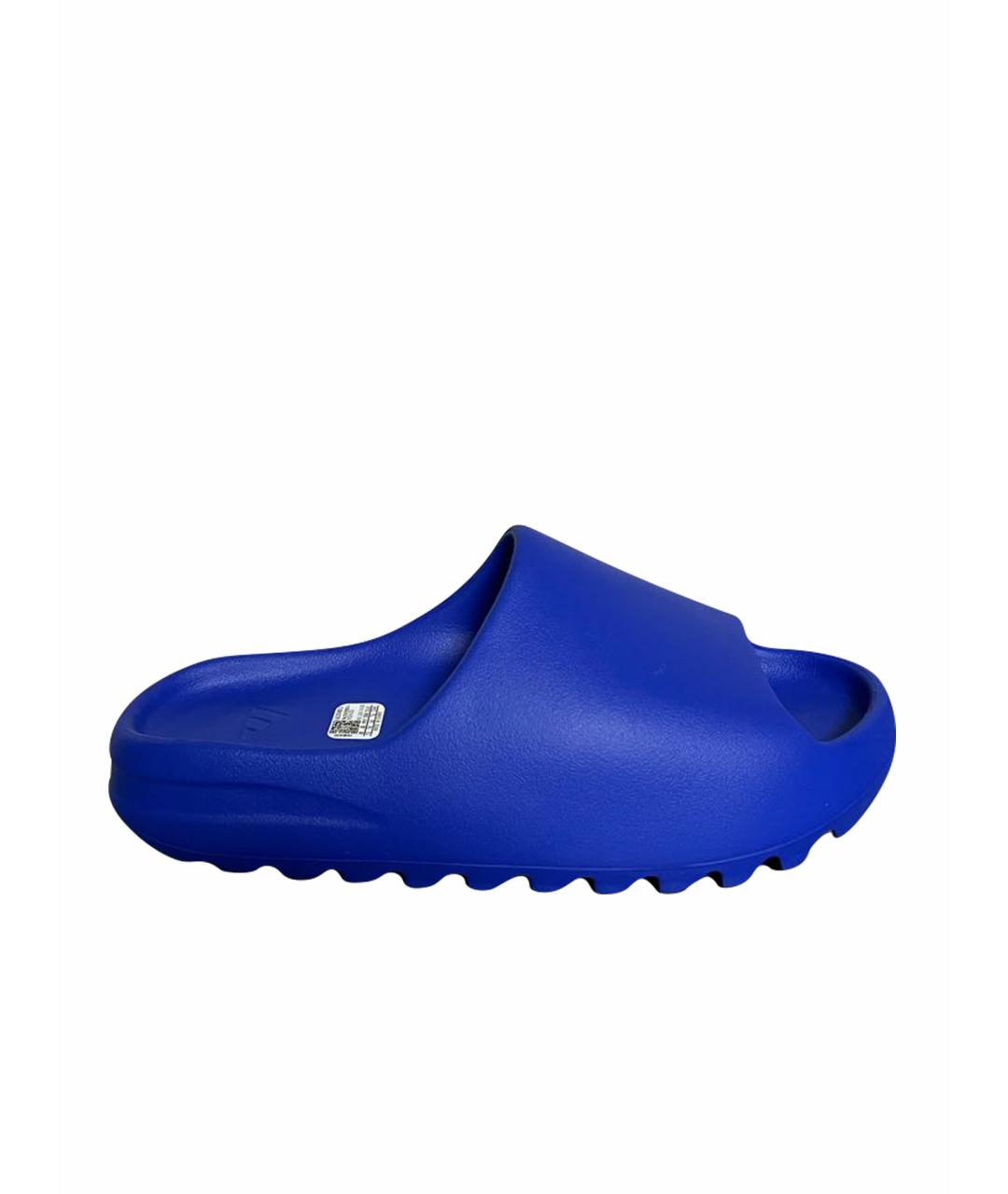 ADIDAS YEEZY Синие шлепанцы, фото 1