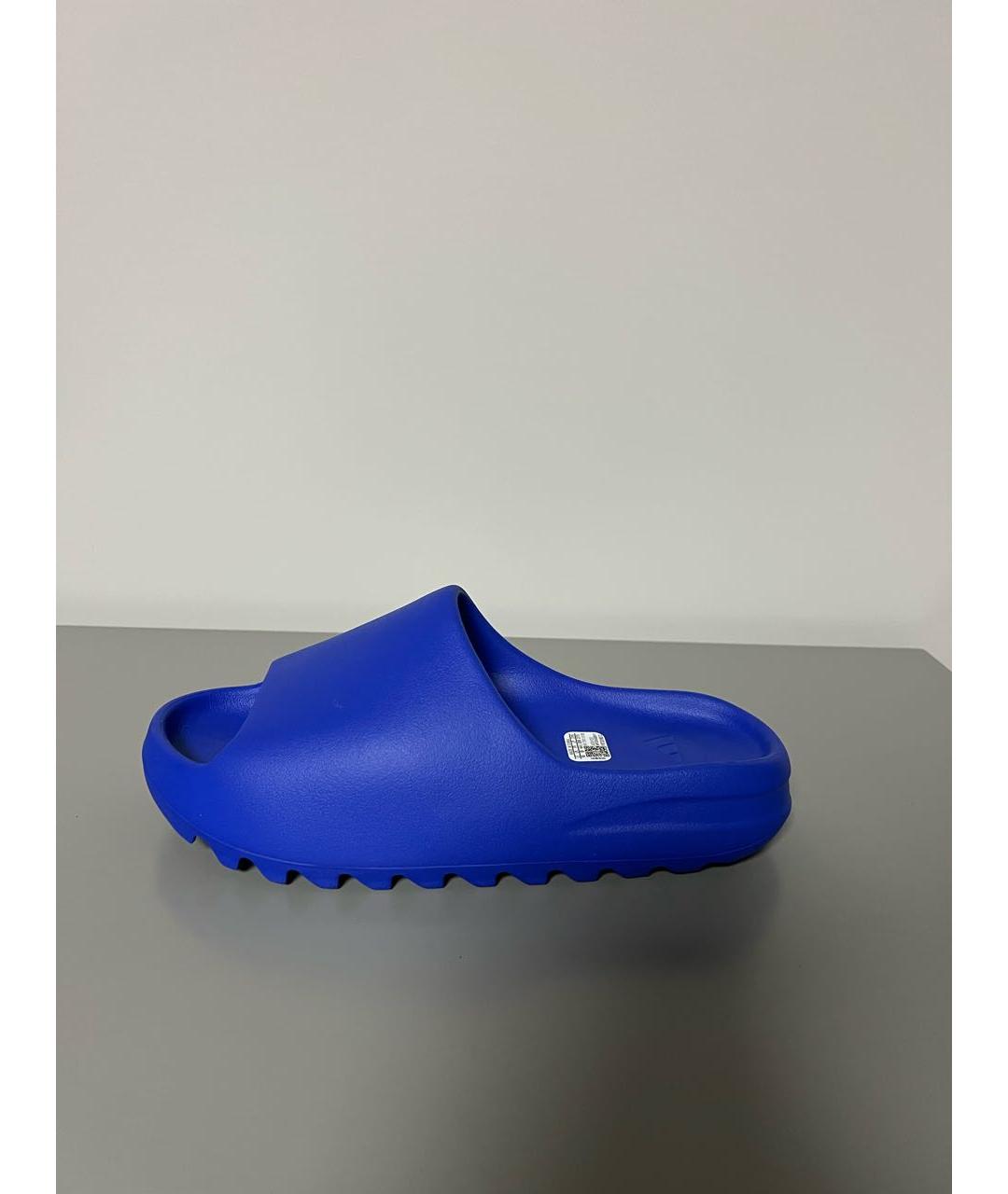 ADIDAS YEEZY Синие шлепанцы, фото 6