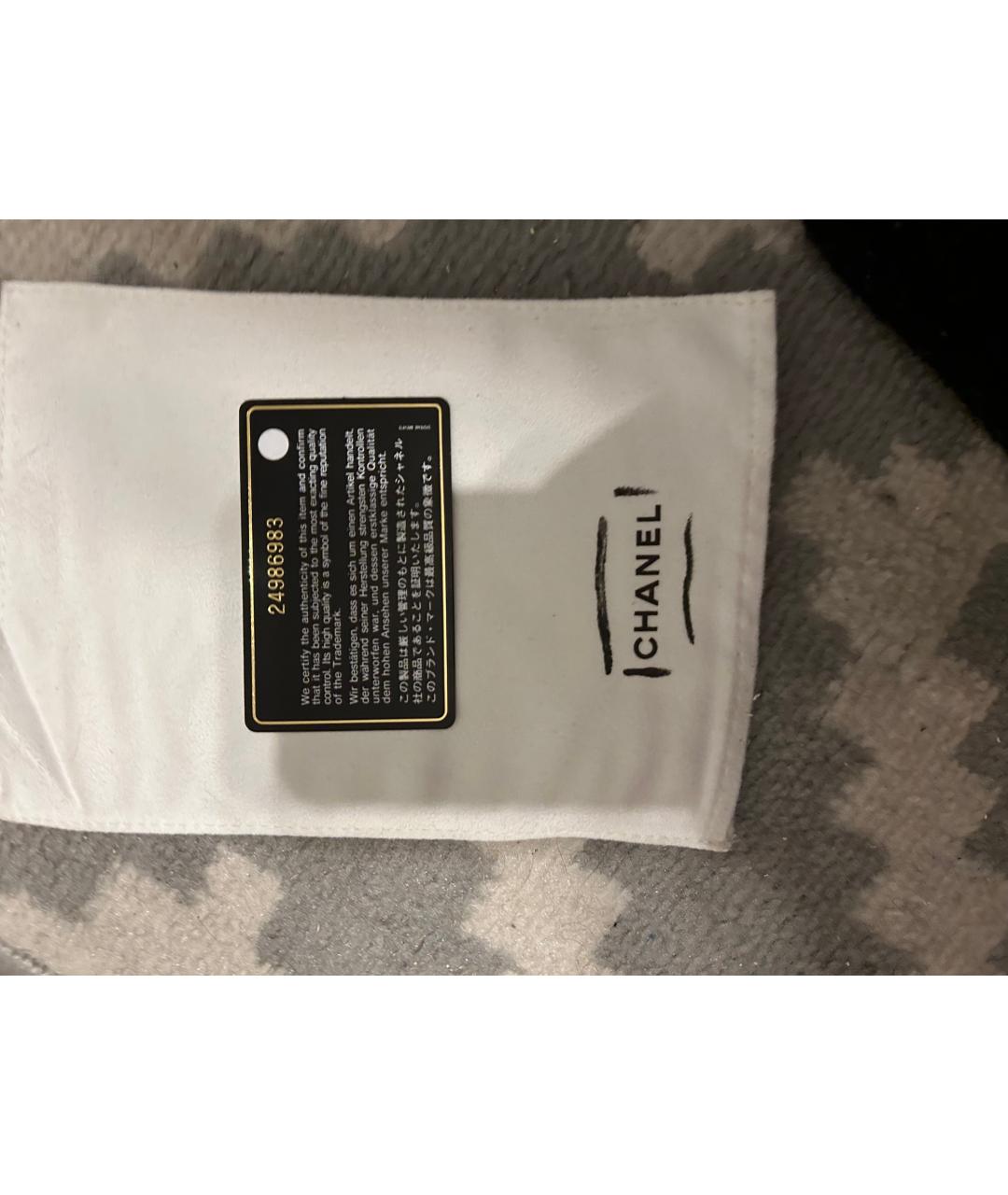 CHANEL Черная кожаная дорожная/спортивная сумка, фото 4