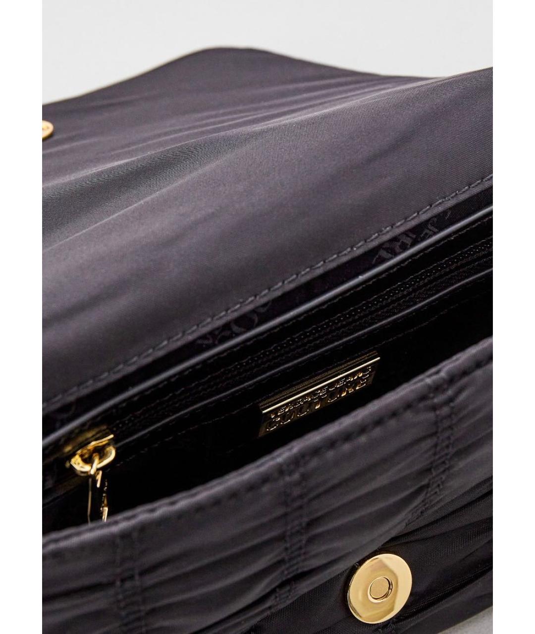 VERSACE JEANS COUTURE Черная тканевая сумка через плечо, фото 4