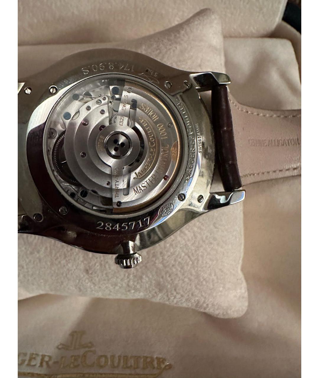 Jaeger-LeCoultre Reverso Бежевые стальные часы, фото 4