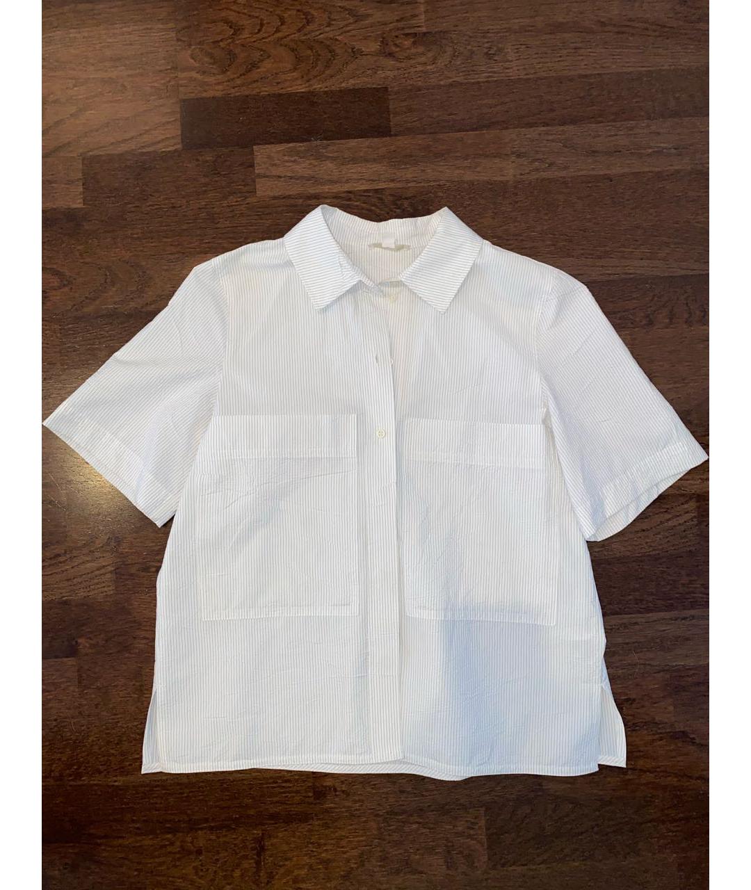 COS Белая хлопковая рубашка, фото 5