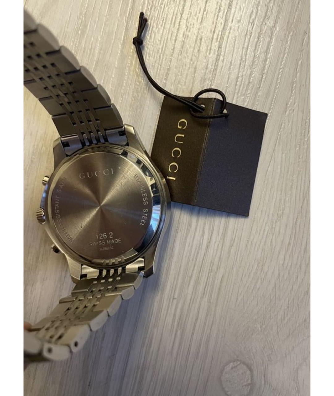 GUCCI Стальные часы, фото 5