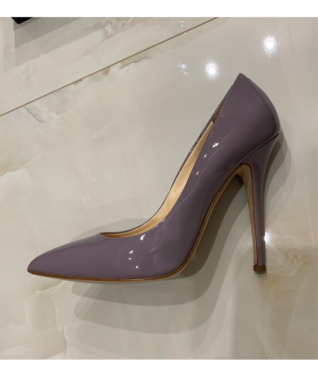 GIUSEPPE ZANOTTI DESIGN Фиолетовые туфли из лакированной кожи, фото 5