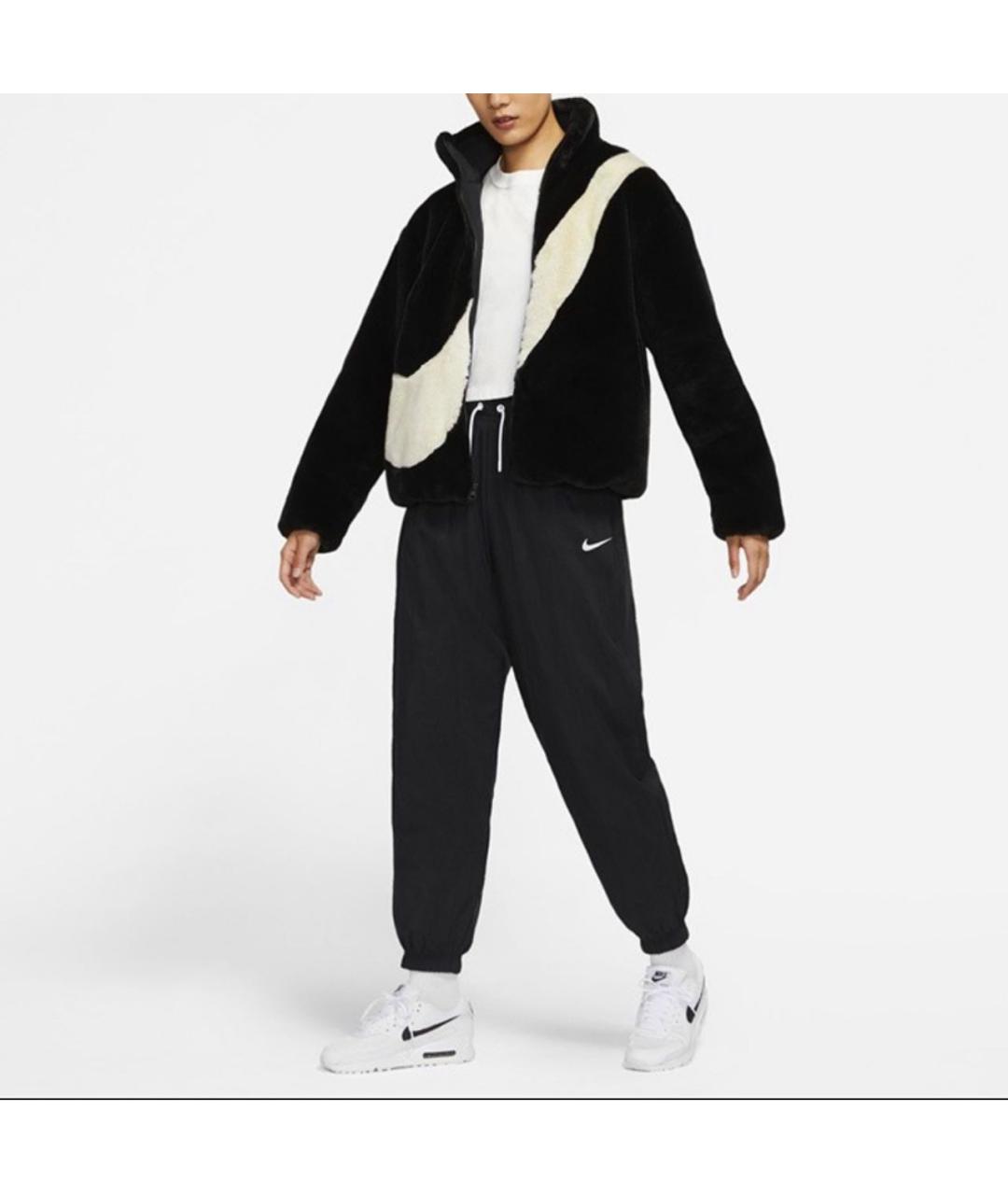 NIKE Черная полиэстеровая куртка, фото 5