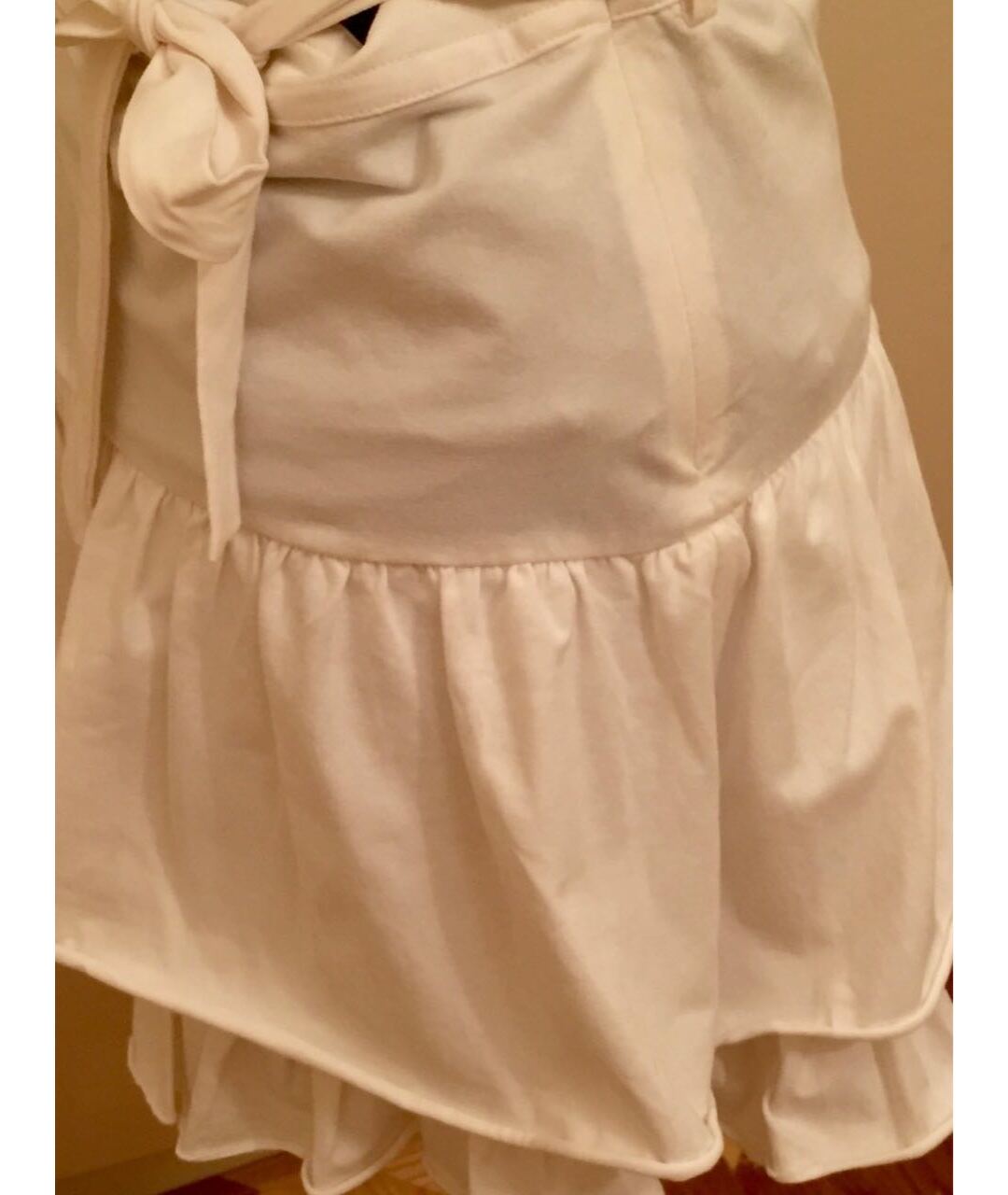 PINKO Белая хлопковая юбка, фото 5